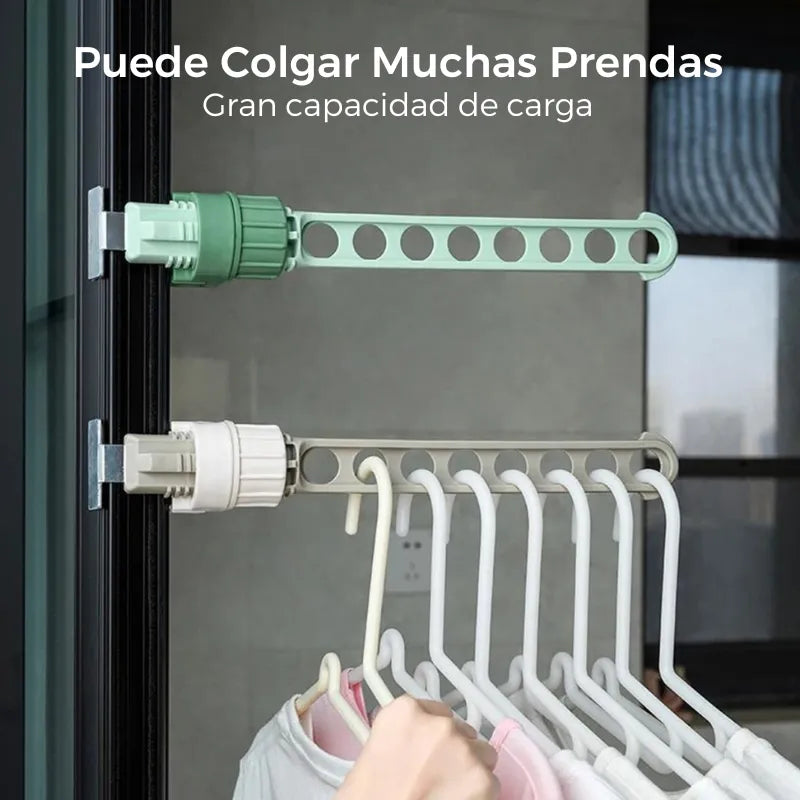 Porta Ganchos Para Ropa Ajustable Ventanas Y Puertas Practic - Novara