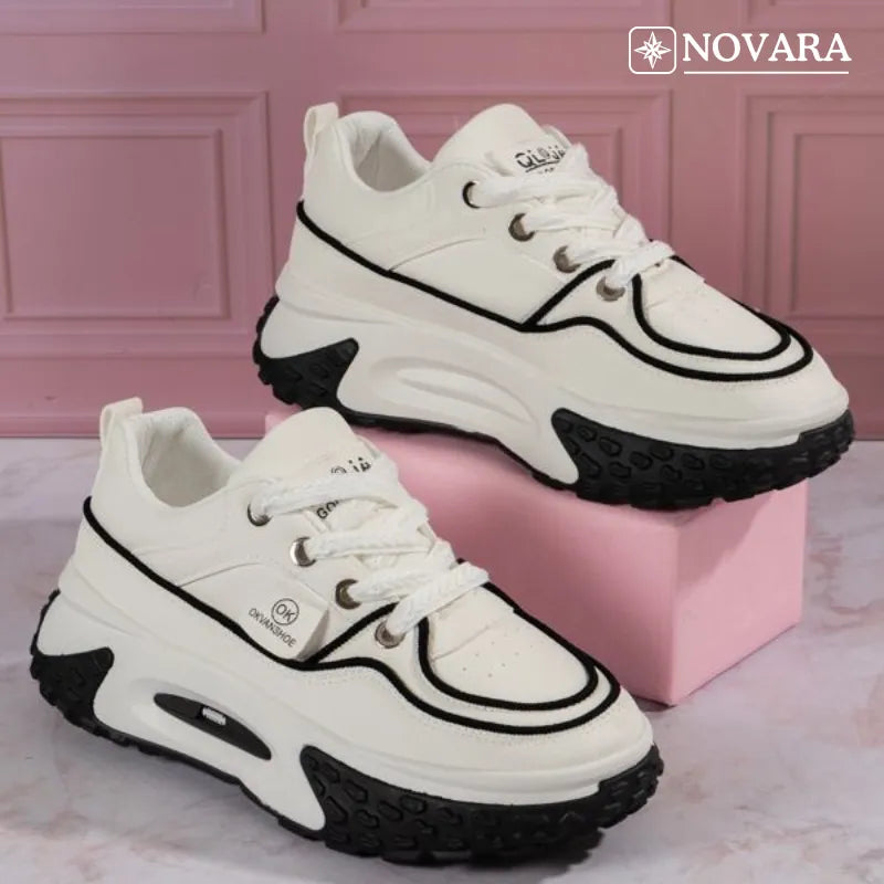 Zapatillas De Cuero OKVAN Para Mujer