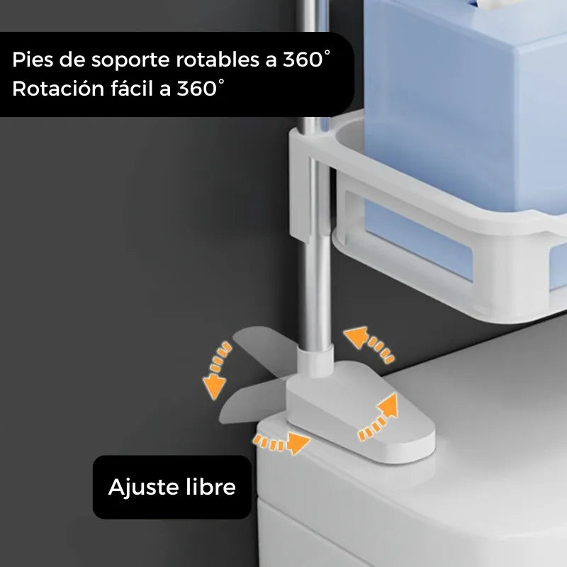 Estante de 3 Niveles para Baño – Organiza con Elegancia y Eficiencia - Novara