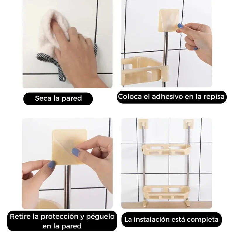 Estante de 3 Niveles para Baño – Organiza con Elegancia y Eficiencia - Novara