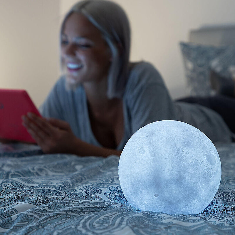 Lámpara LED Luna 3D Recargable
