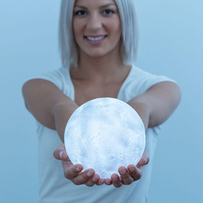 Lámpara LED Luna 3D Recargable