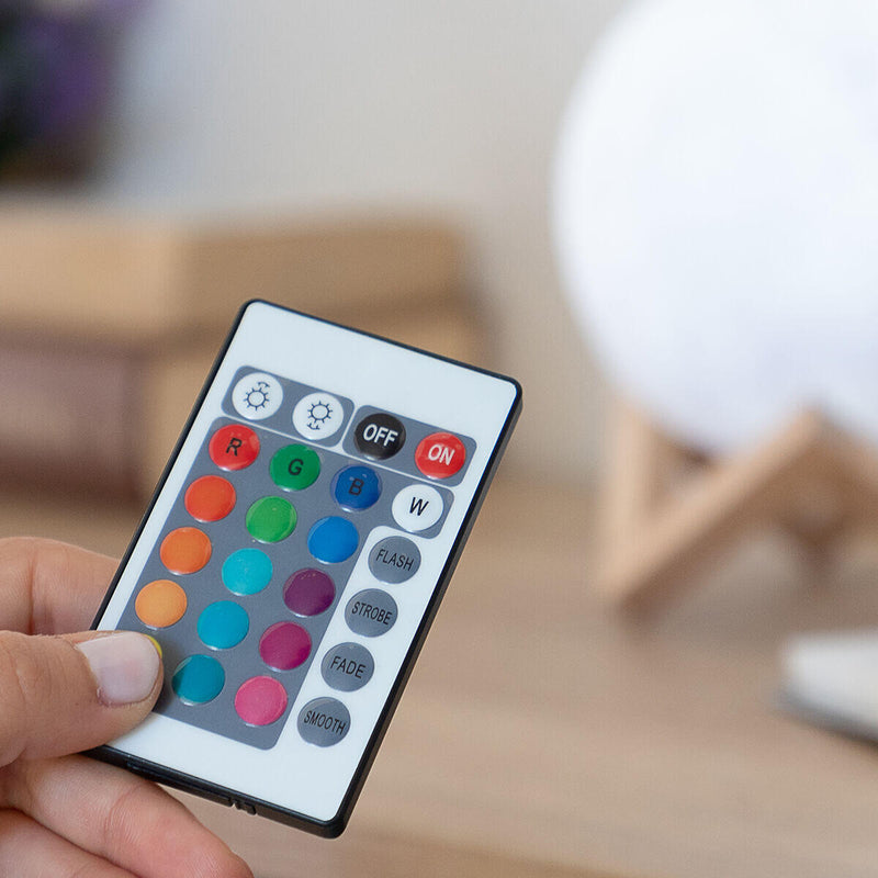 Lámpara LED Luna 3D Recargable