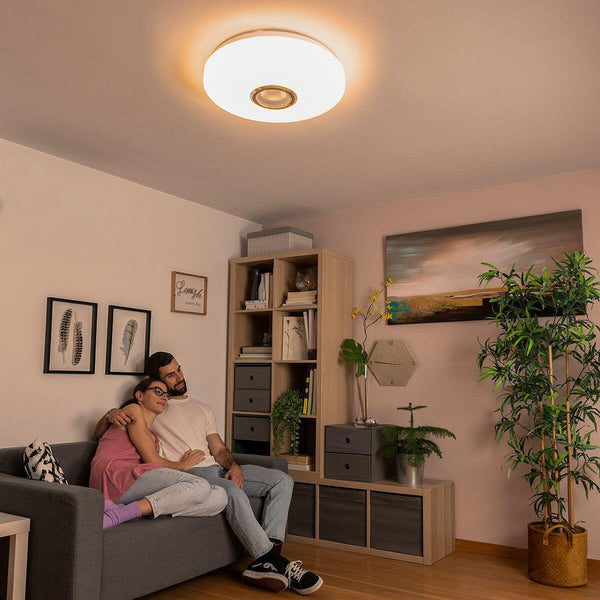 Lámpara LED de Techo con Altavoz Lumavox